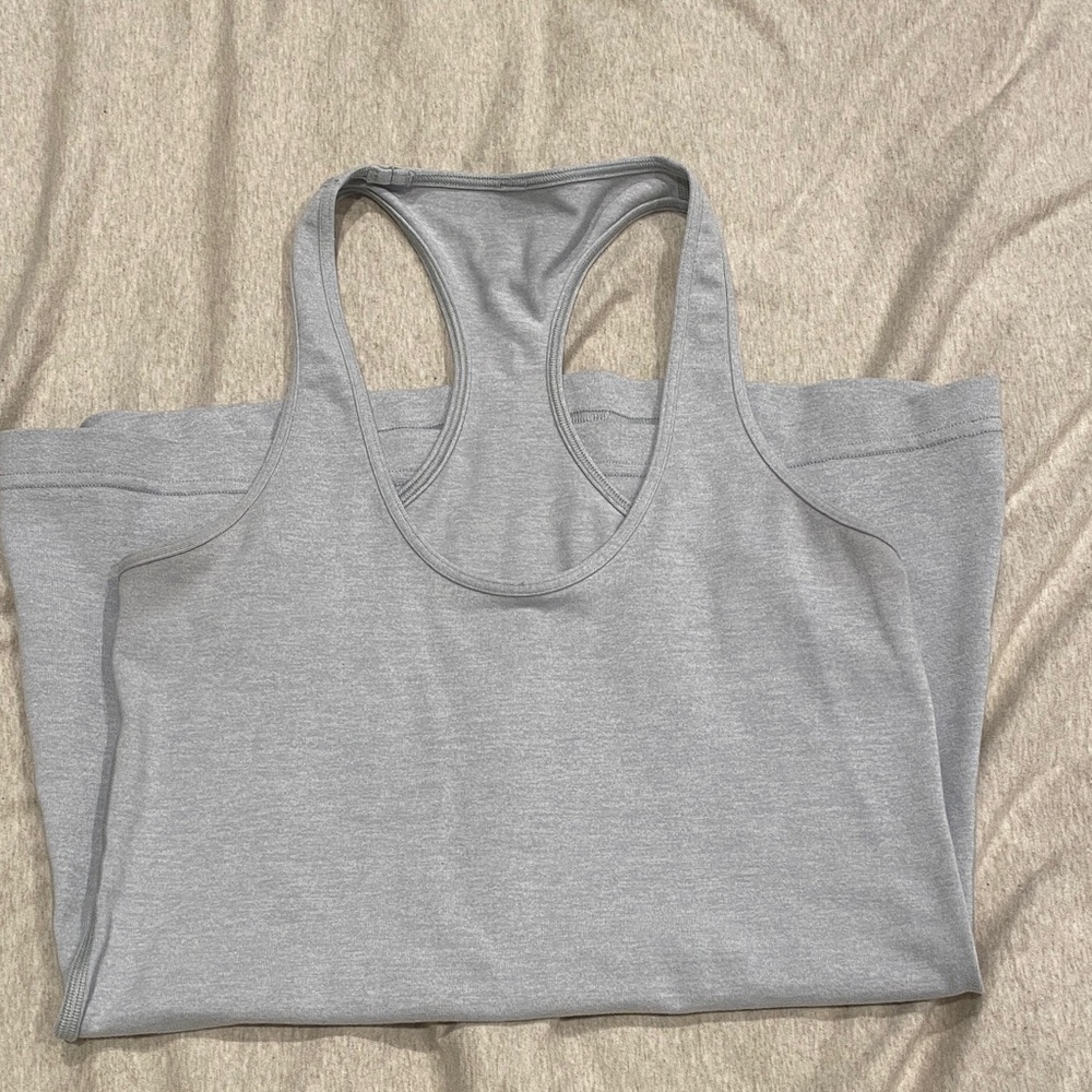 Lululemon Athletica Light Gray Tank Top